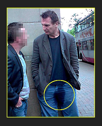 liam neason peed pants